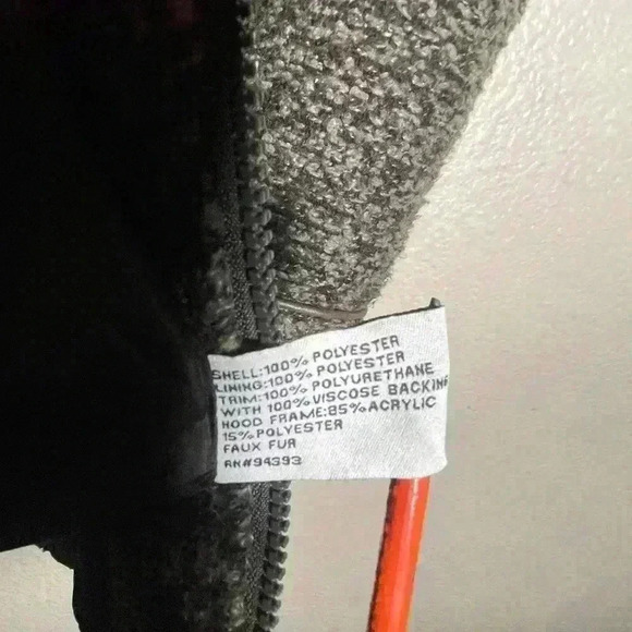 Altar'd State Womens Brown Tweed‎ Toggle Faux Fur Collar Coat Jacket - Picture 6 of 6